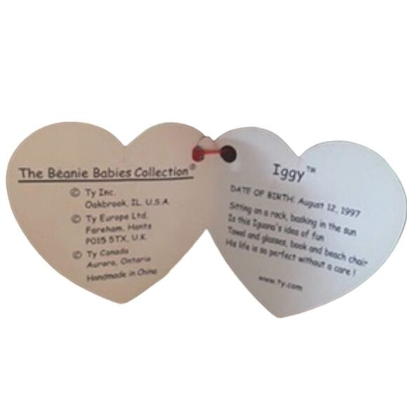 TY Beanie Baby Iggy the Iguana - Picture 4 of 4